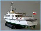 Модель из бумаги сделай сам 1:100, польский береговый паром, корабль Lilla Weneda, сборка ручной работы, 3D головоломка, игра, детская игрушка