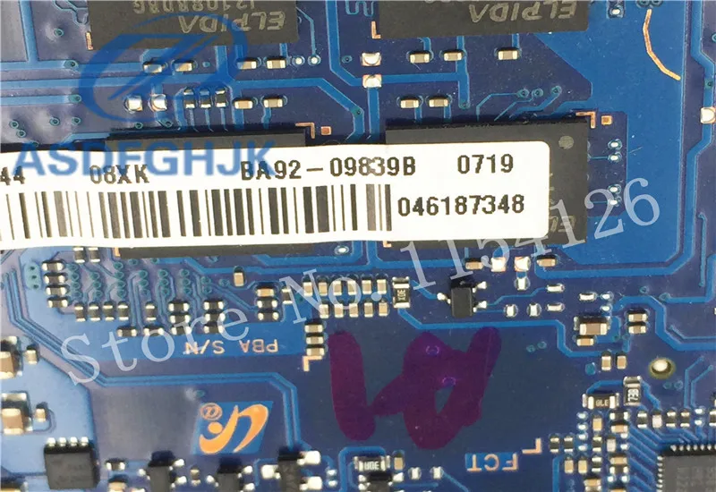Материнская плата для ноутбука Samsung Ultrabook NP530 NP530U3B материнская I5-2467M DDR3 встроенная