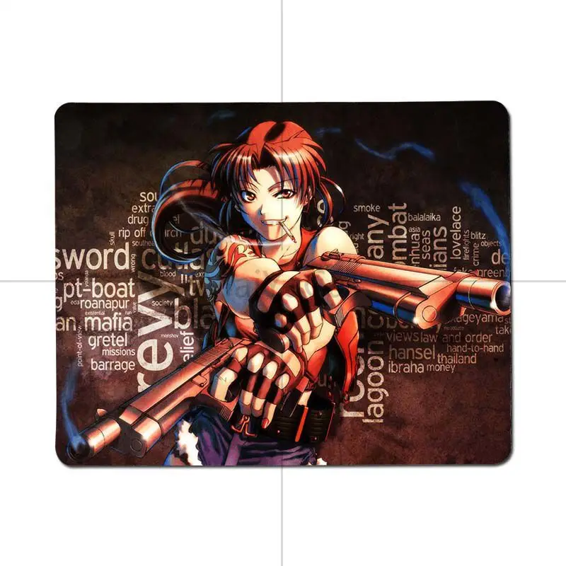 Коврик для мыши MaiYaCa My Favorite Black Lagoon аниме девочек геймерский игровой коврик