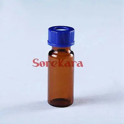 Прозрачная стеклянная флакон для впрыска 10 шт. 2 мл с центральной винтовой