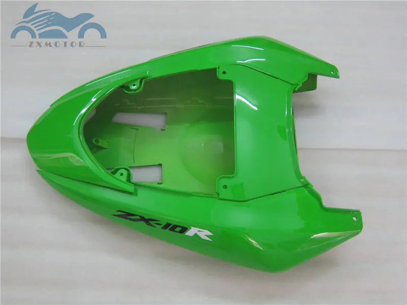 Индивидуальные мотоцикл комплект обтекателей для KAWASAKI Ninja ZX 10R 2004 2005 ABS спортивные Обтекатели запчасти 04 05 ZX10R зеленый Боди