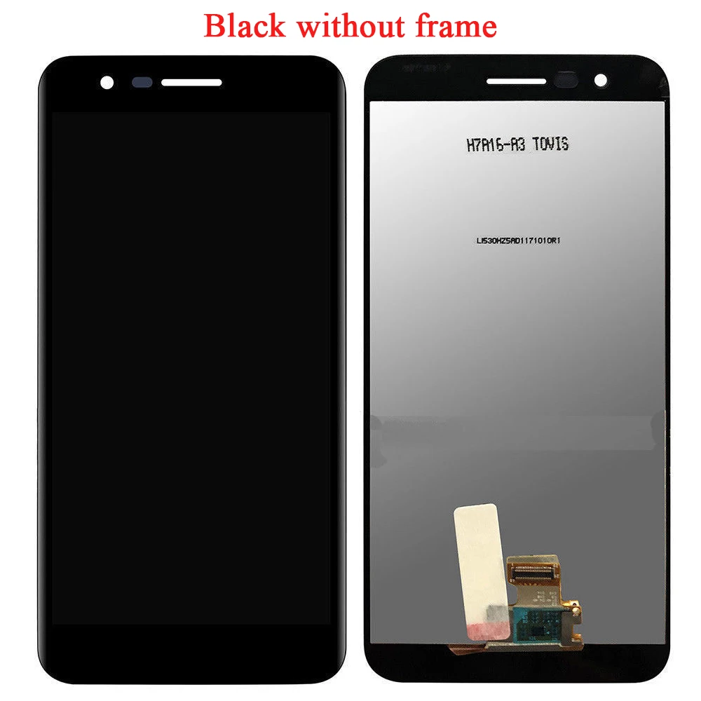 Для LG K10 2018 ЖК рамка сенсорный экран дигитайзер Датчик Стекло сборка для дисплей