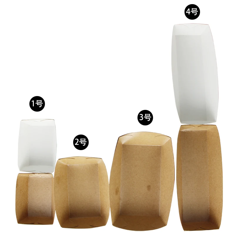 50 шт./лот коробка из натуральной коричневой крафт-бумаги Подарочная коробки