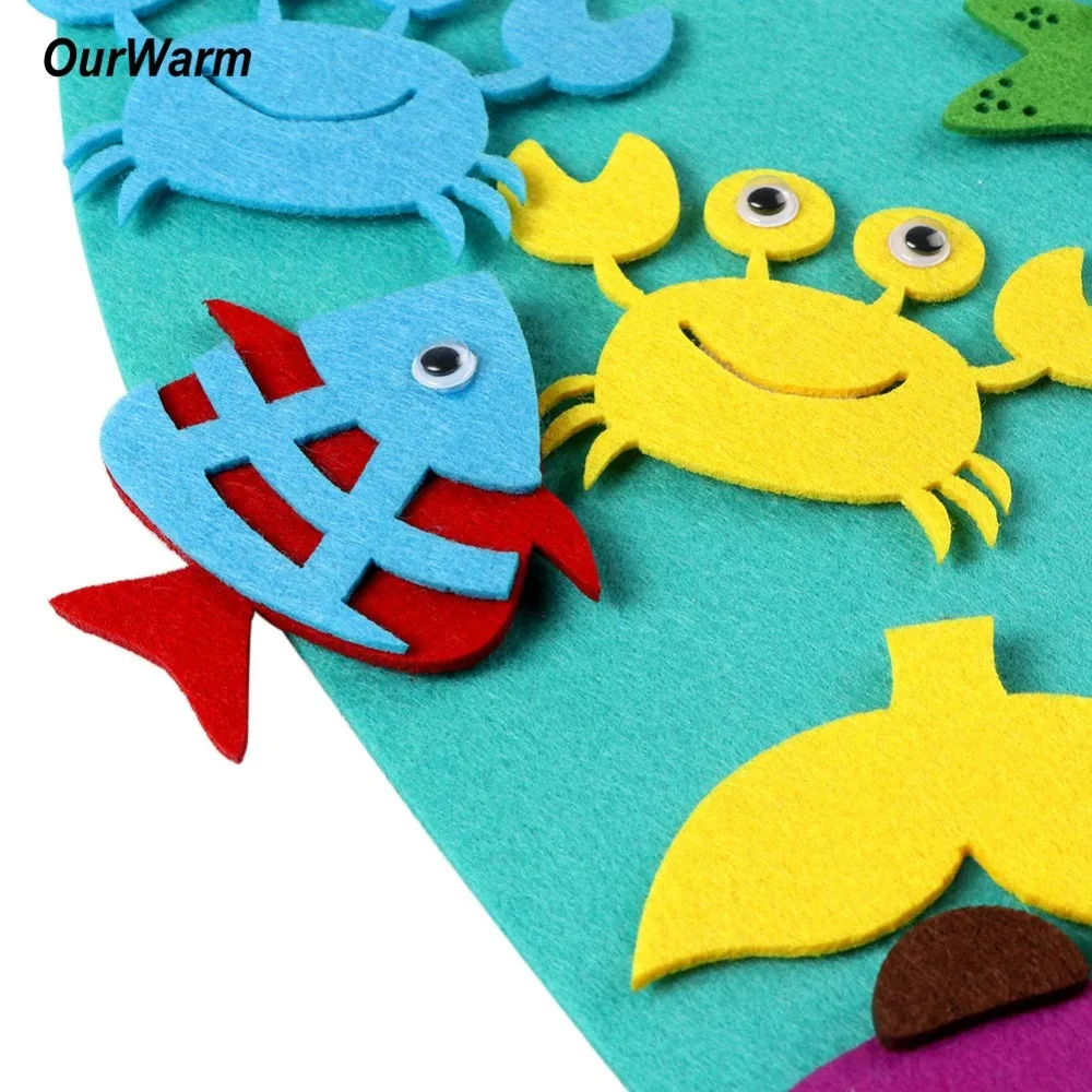 Украшение для дня рождения OurWarm сделай сам игра русалка Детская Наклейка на стену