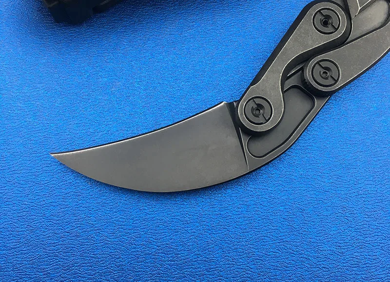 LEMIFSHE механический нож-коготь Caswell M390 с порошковым стальным лезвием+ стальная ручка для отдыха на природе, многоцелевой охотничий инструмент для повседневного использования