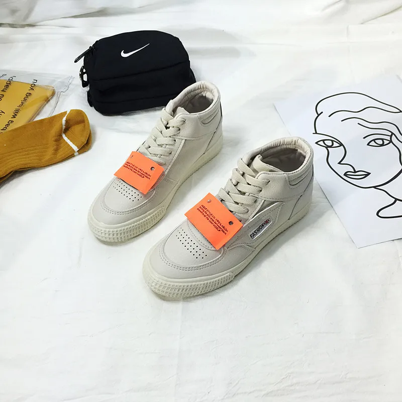 Fashionable joker women wear shoes the new 2019 spring high platform to help student sports comfortable casual | Обувь