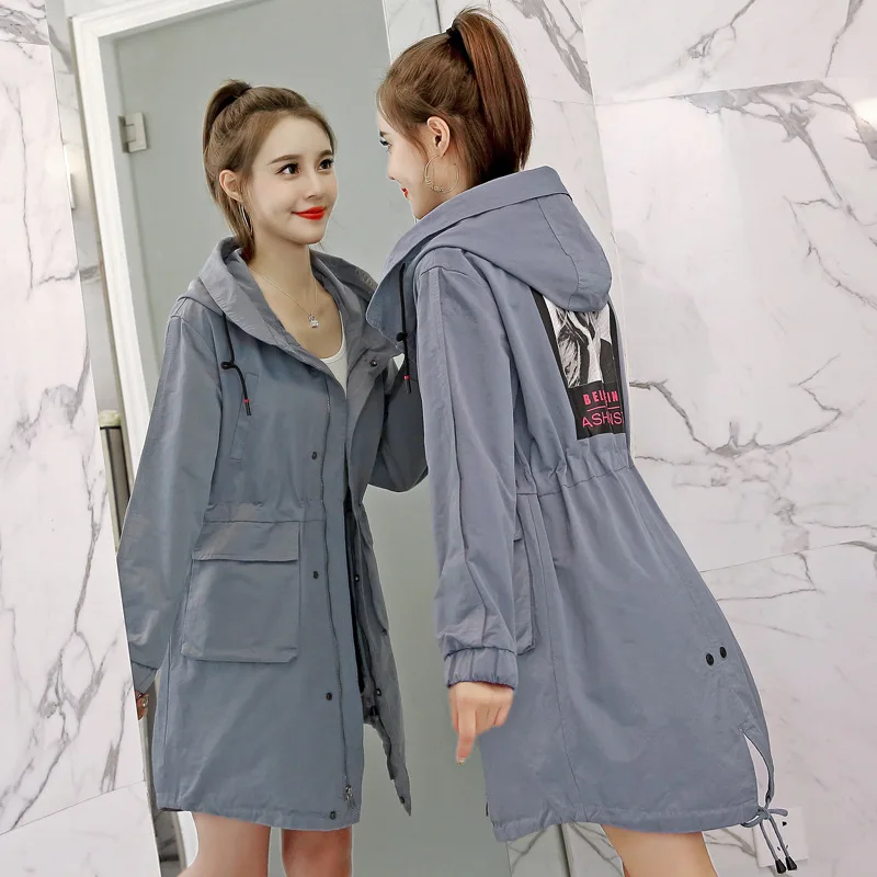 

Women's Loose Casual Long Sleeve Open Front Breathable Cardigans with Pockets Medium Long Jacket