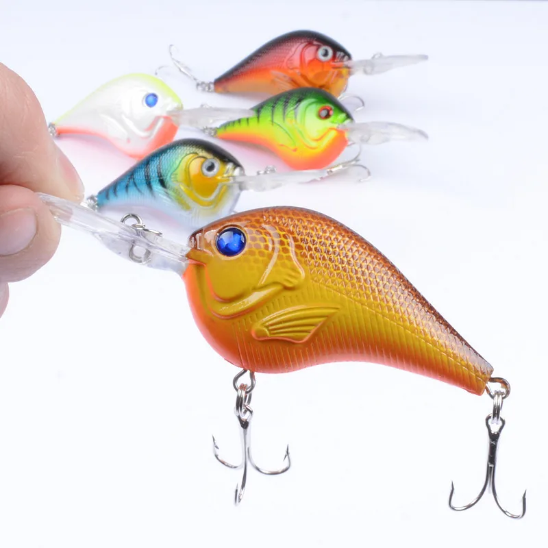 

5Pcs/Lot 9.5cm/11.2g Lifelike Plastic Stripe Long tongue Fishing Bait Lure Crank Bait Artificial Fishing Hard Bait Lure For Sea