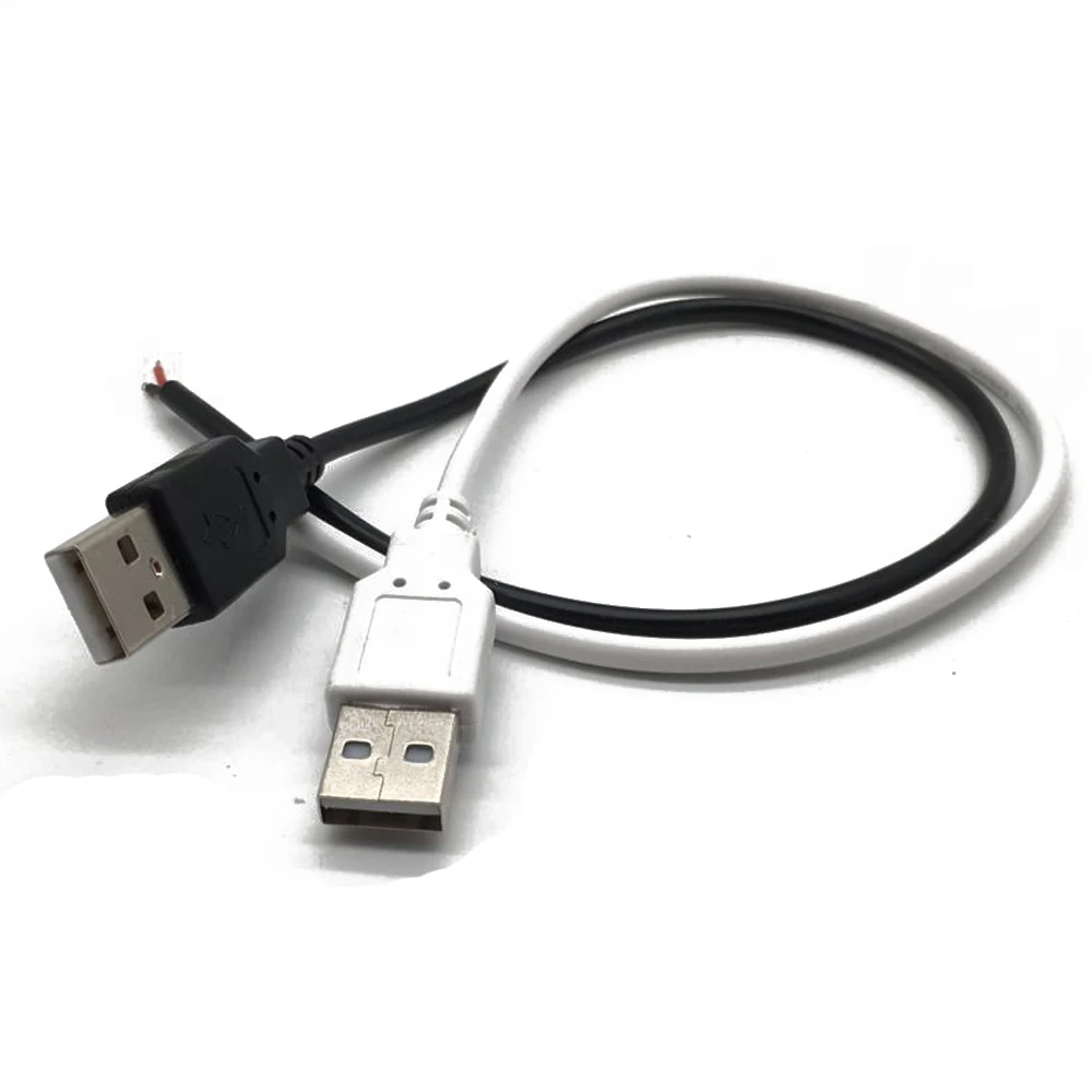 1 шт. 0 5 м В 2Pin провод usb кабель луженая медь разъем с разъемом типа для USB