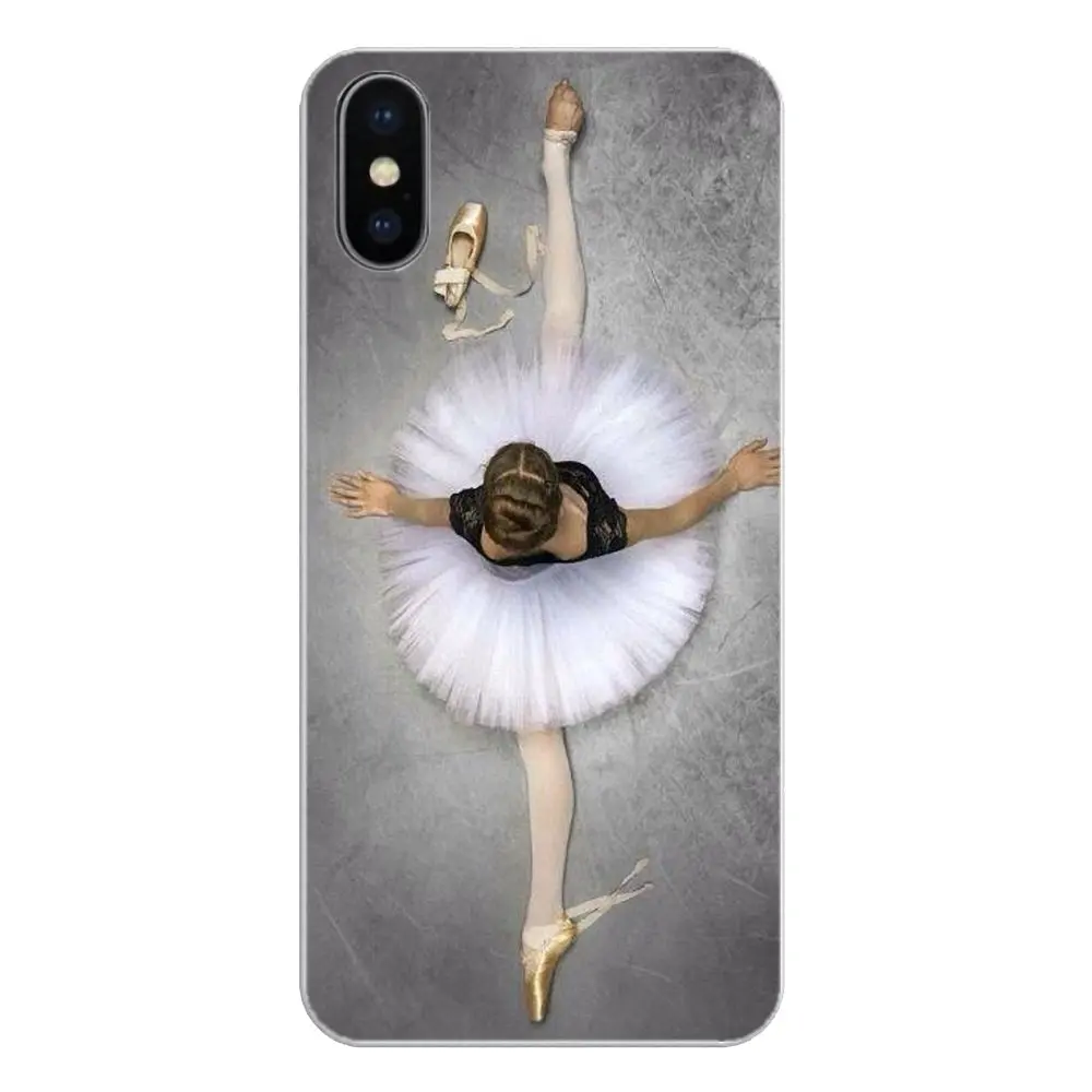 Cover For iPhone XS Max XR X 4 4S 5 5S 5C SE 6 6S 7 8 Plus Samsung Galaxy J1 J3 J5 J7 A3 A5 BALLERINA Ballet Dancer girl design |