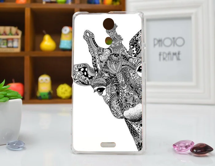 Новый жесткий чехол с рисунком милой совы оленя кота слона для SONY Xperia ZR C5502 C5503