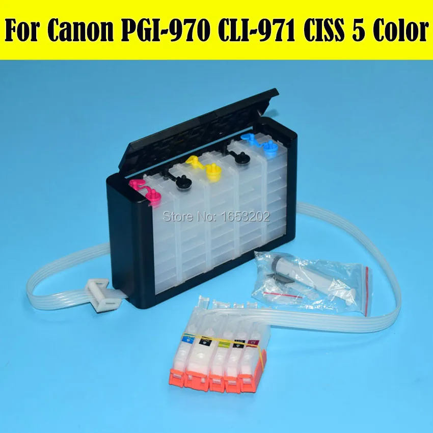 

Новый! 1 комплект PGI-970 PGI971 СНПЧ Bluk система чернил для Canon PIXMA MG5790 MG5795 СНПЧ с чипом Arc