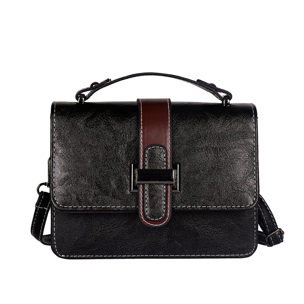 2019 роскошные сумки модные женские Ретро однотонные универсальные на плечо высокого класса дизайн сумка