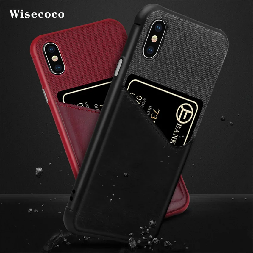 Для Iphone Xs Max XR X 8 7 Plus Xsmax plus чехол из мягкой ткани роскошный кожаный Слот для карт