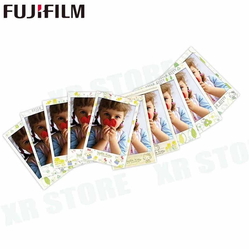 Белая пленка для Fuji Instax Мини 11 8 9 Hello kitty роспись мгновенной съемки Фотобумага 10