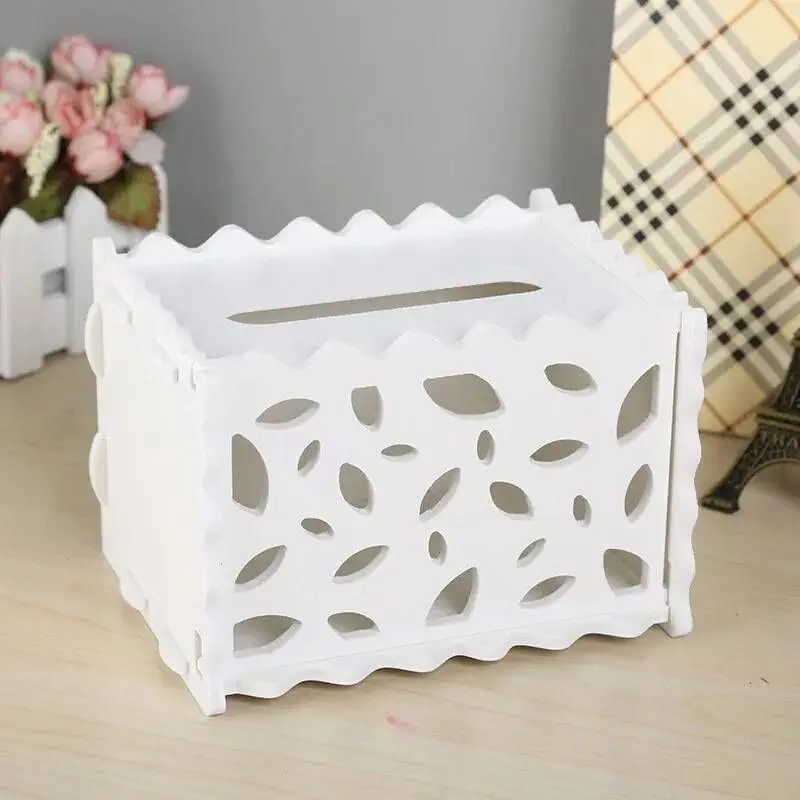 PVC Creative Tissue Box Holder Living Room Kitchen Paper Towel Storage Cartoon Clamshell Napkin Holders Drawer Boxes | Дом и сад