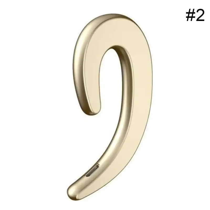 gold New Bone Conduction Wireless earphone 4.2 Bluetooth headphone Sports Stereo Headset for laptop for xiaomi for iphone 6 7 8 - Цвет: gold