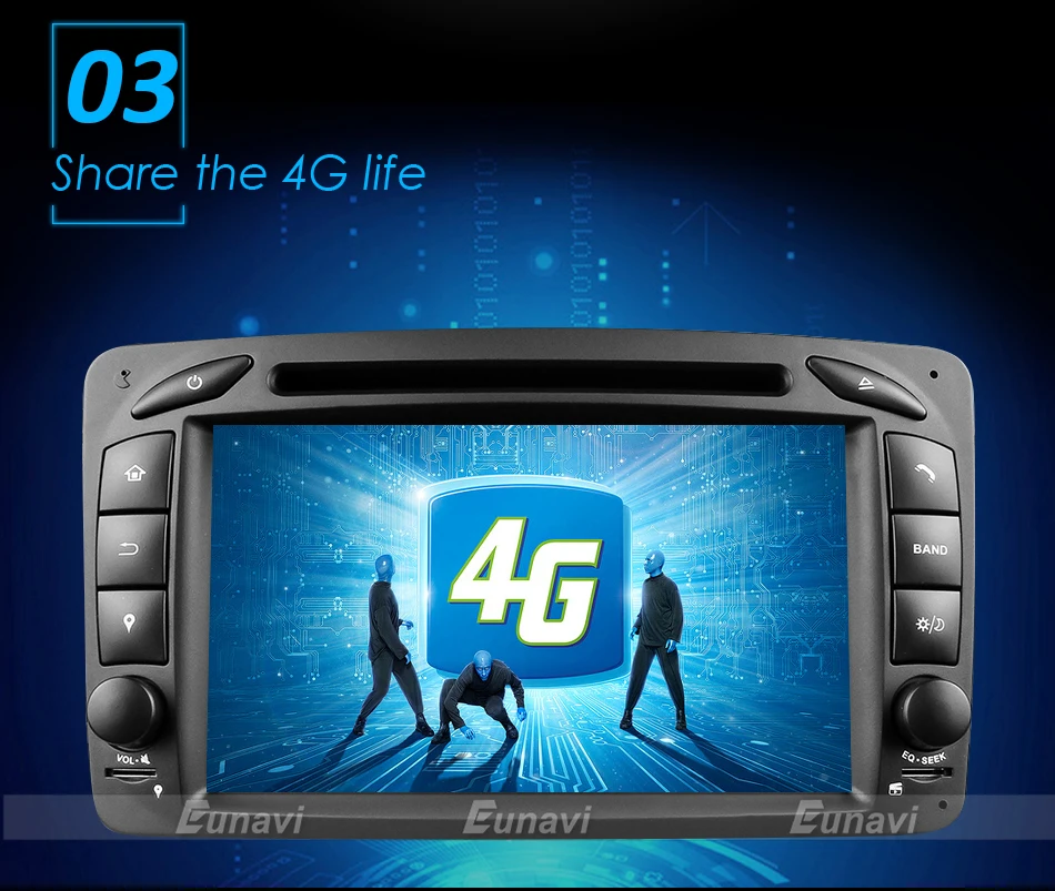 Eunavi 2 Din Android 9,0 dvd-плеер автомобиля для Benz W203 W208 W209 W210 W463 Vito Viano TDA7851 Мультимедиа Радио стерео головного устройства ПК