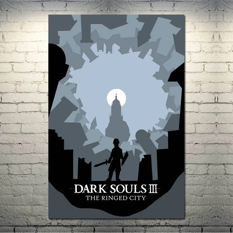 picture 5 Dark Souls Hot Game Art Шелковый Холст плакат 13x20 24x36 дюймов настенные картины-004 - Цвет: picture 5