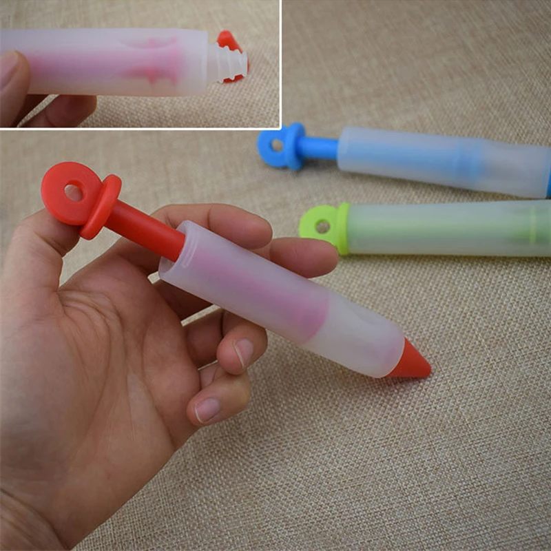 4 Head Set Silicone Cake Piping Tool Cream Chocolate Syringe For Fondant Tools Cookie Baking Kitchen 15 | Дом и сад