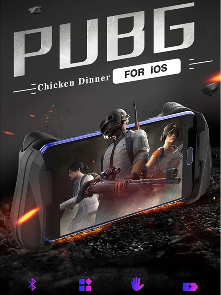 Bluetooth 4,0 геймпад PUBG контроллер PUBG мобильный триггер джойстик беспроводной джойстик для iPhone XS для Android планшета