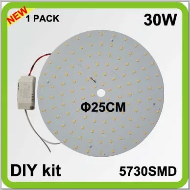 2 года гарантии наборы сделай сам 30 Вт Круглый СВЕТОДИОДНЫЙ Светильник