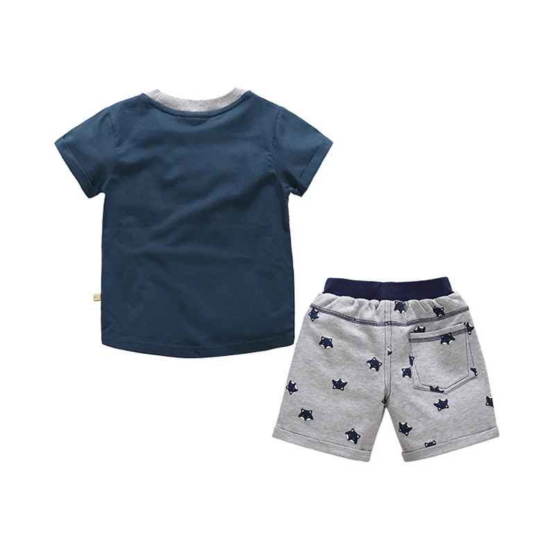 Детский спортивный костюм комплект одежды для новорожденных мальчиков футболка