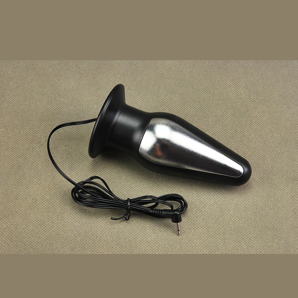 1 комплект анальная электро-пробка с электрошоком хост и кабель электрошоковые