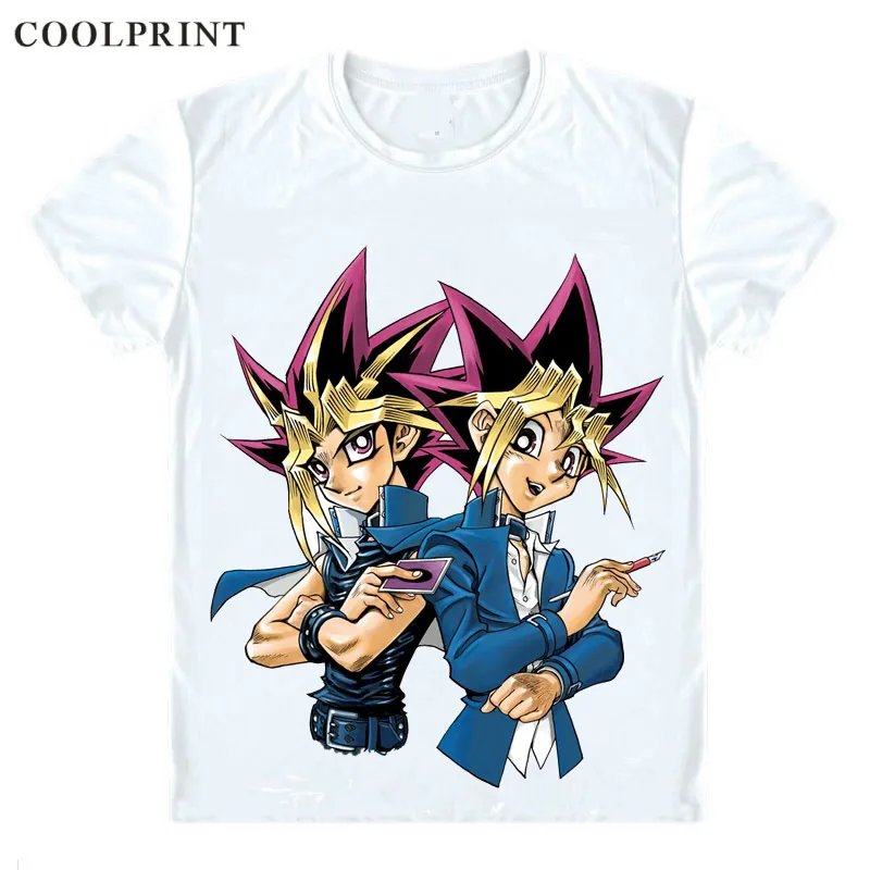 Футболка Yami Yugi Dark Мужская Повседневная рубашка с рисунком дуэли монстров Юу-Ги-о