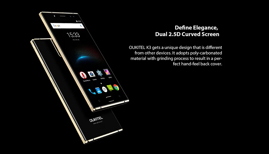 Мобильный телефон Oukitel K3 MT6750T, четыре ядра, 4 Гб ОЗУ, 64 Гб ПЗУ, 5,5 дюймов, FHD 1920x1080, 13 МП, четыре камеры, отпечаток пальца, 6000 мАч