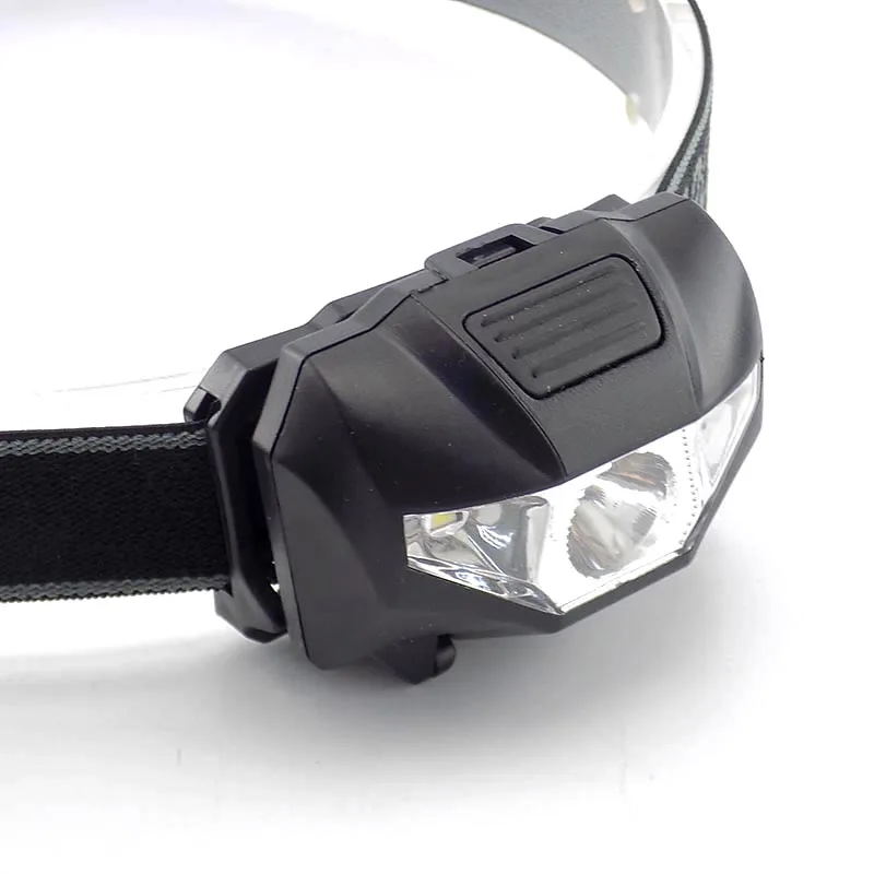 Налобный фонарь высокой мощности светодиодный мини налобный AAA яркий для рыбалки