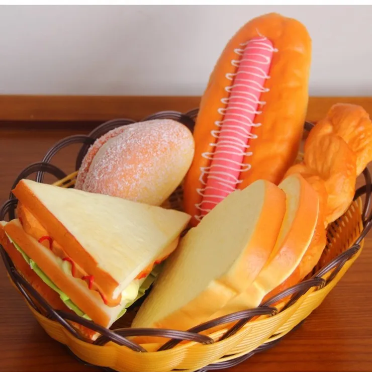 Искусственные хлебные украшения реквизиты для фотографий искусственные тосты