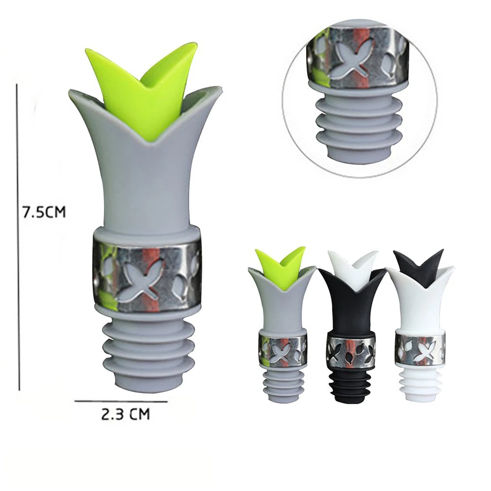 3 шт силиконовые лилии многоразовые герметичные свежее хранение красный Вино