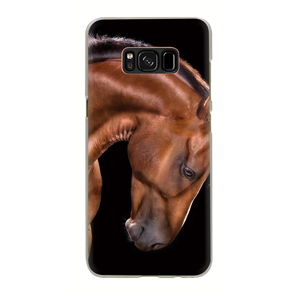 H9 Жесткий чехол для телефона с изображением лошади для samsung Galaxy S6 7 Edge S8 9 Plus S10 E Plus Note8 9 M10 20 30 - Цвет: H9