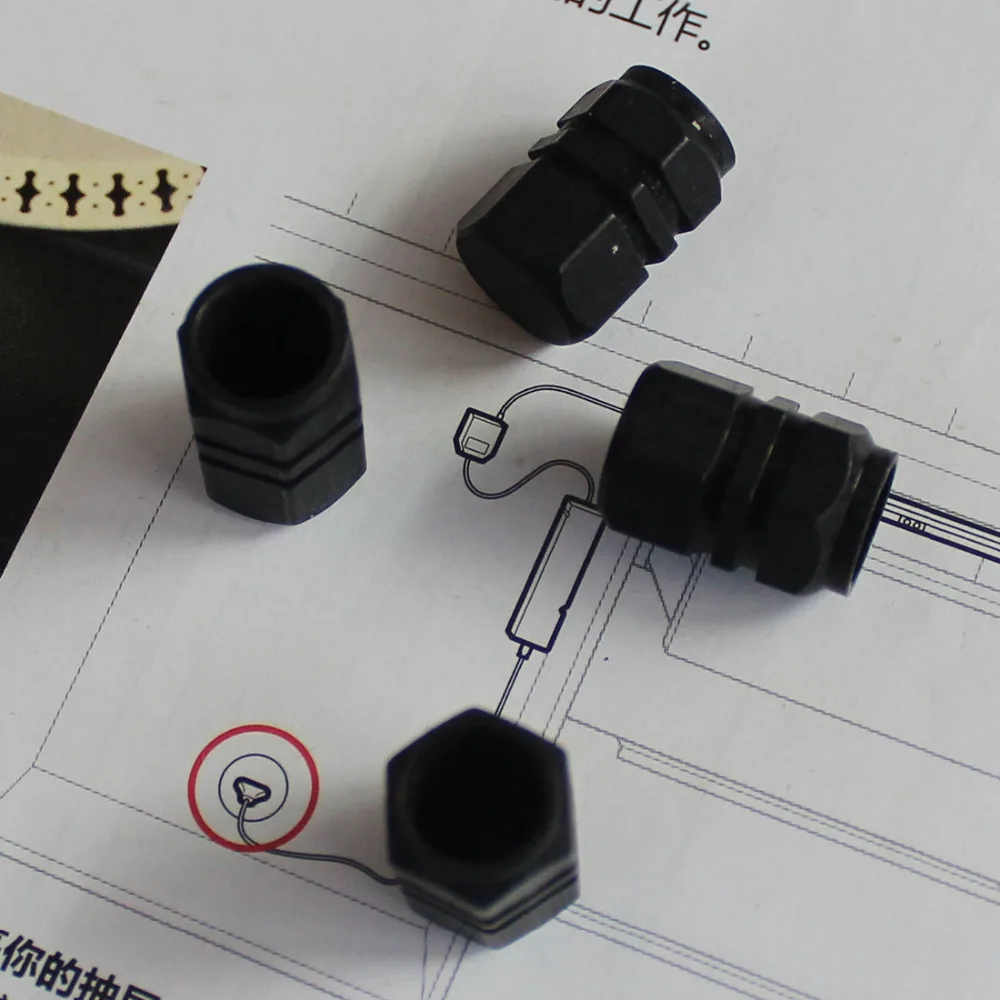 

New 4pcs pack Theftproof Aluminum Car Wheel Tire Valves Tyre Stem Air Caps Airtight Cover Free Shipping