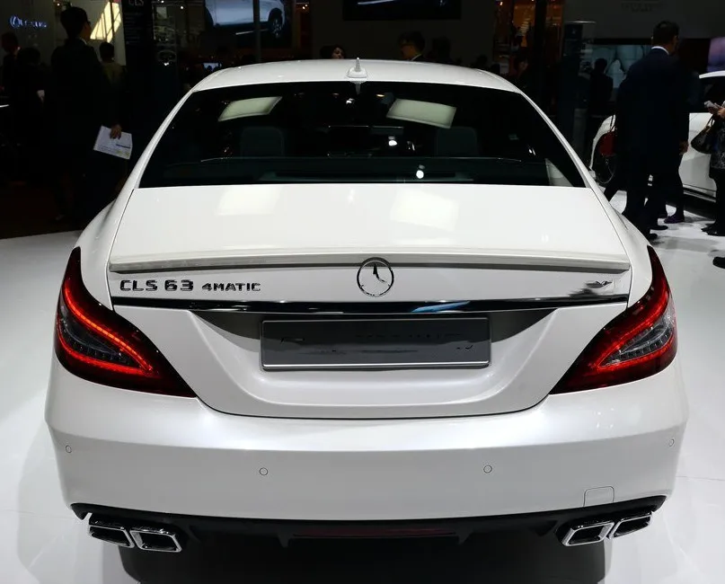 Для Benz C218 CLS class передний спойлер c218 седан 350 400 450 320 2012 2018 FRP Материал заднего крыла