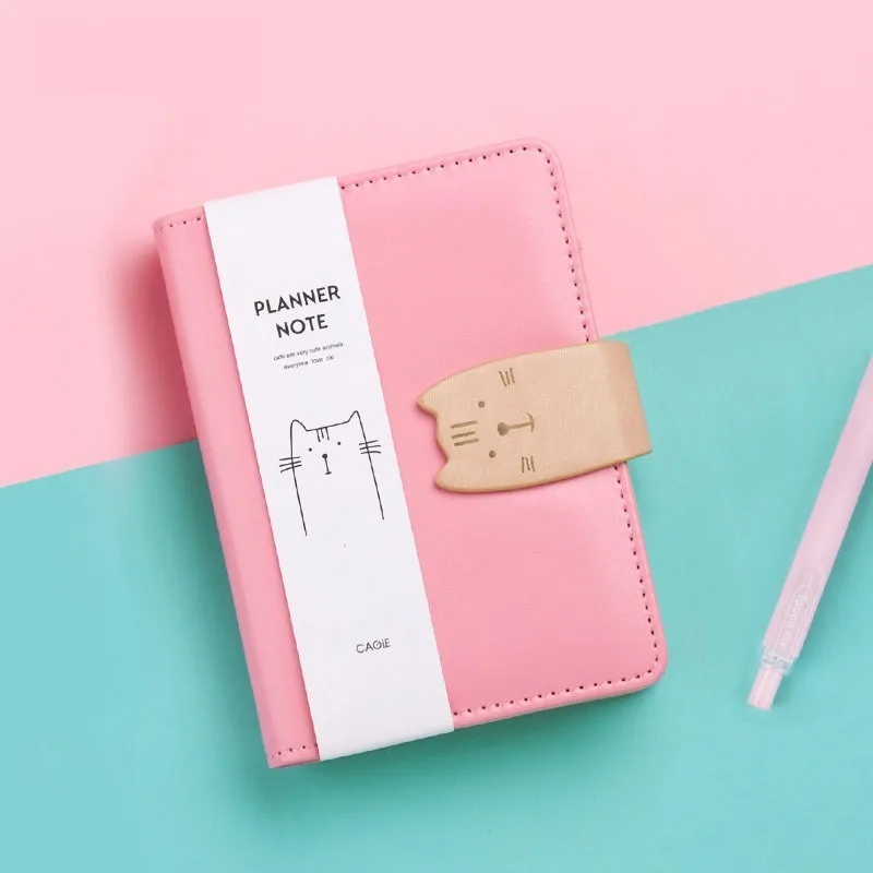 A6 A7 kawaii cat спиральная записная книжка для путешественников, милый блокнот bullet journal Sketchbook, дневник, планировщик, офисные школьные принадлежности