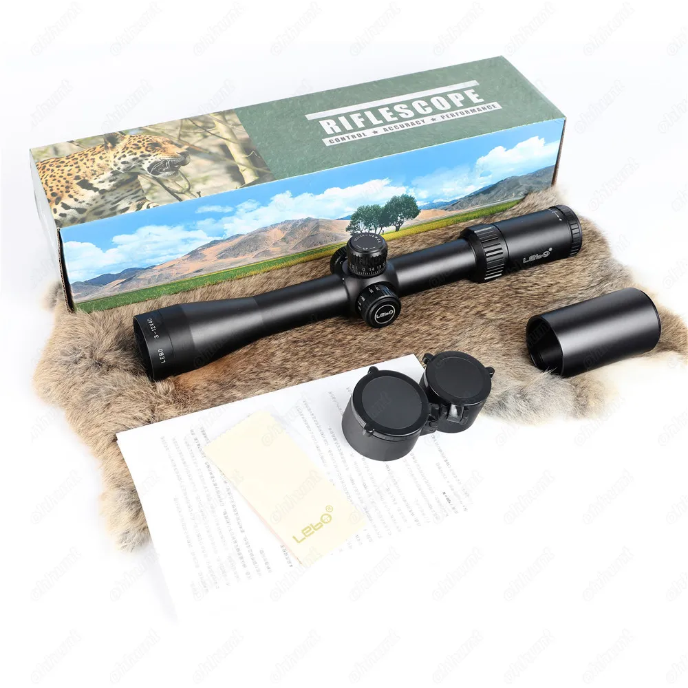 LEBO BJ 3-12X40 SFY первый фокальный самолет винтовки прицелы боковой Параллакс стекло гравированное Сетка Охота Тактический стрельба прицел