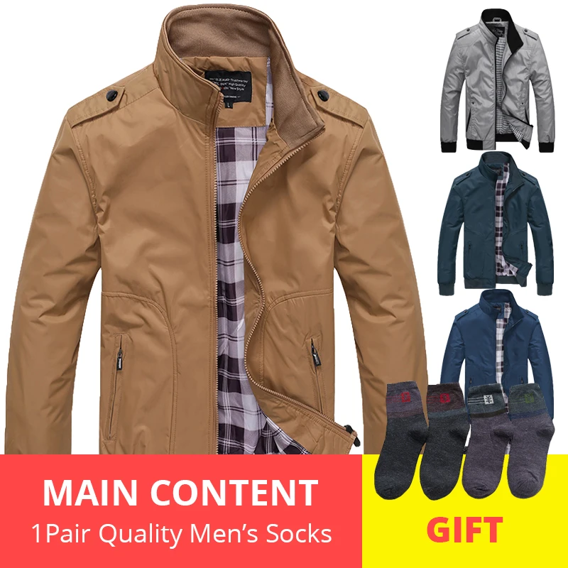 Мужская ветровка повседневная куртка на молнии с карманами 2019 | одежда