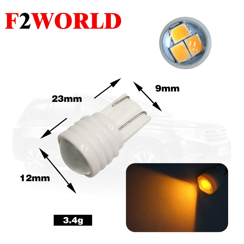 

4 pcs *Perfect led Factory Price Car Styling T10 W5W 194 168 3SMD 2835 LED Auto Wedge Light Width Clearance Lamp Bulb