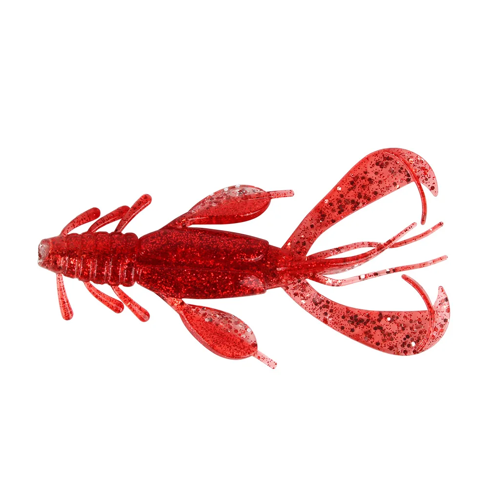 b Spinpoler мягкий Пластик Раков Rage хвост Craw приманки похожая на настоящую Краб мягкие приманки рыболовные приманки 10,3 см 10,4 г, 8 цветов, 5 шт./упак - Цвет: b
