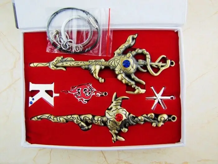 Японское аниме Проект K Исана Яширо ятогами Куро Неко цепочки для ключей