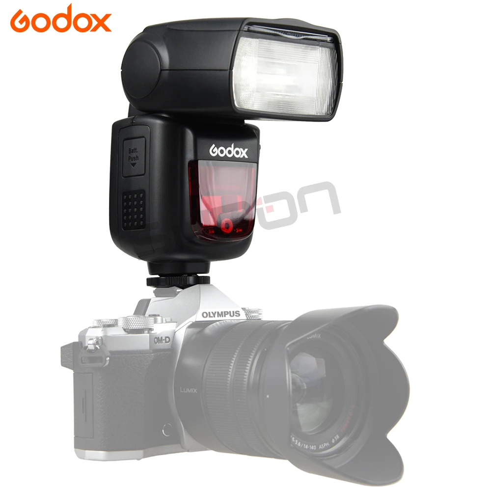 Paypal Accpect Godox V860IIO вспышка для камеры speedlite 2 * V860II O GN60 TTL HSS 1/8000S литий ионная батарея +