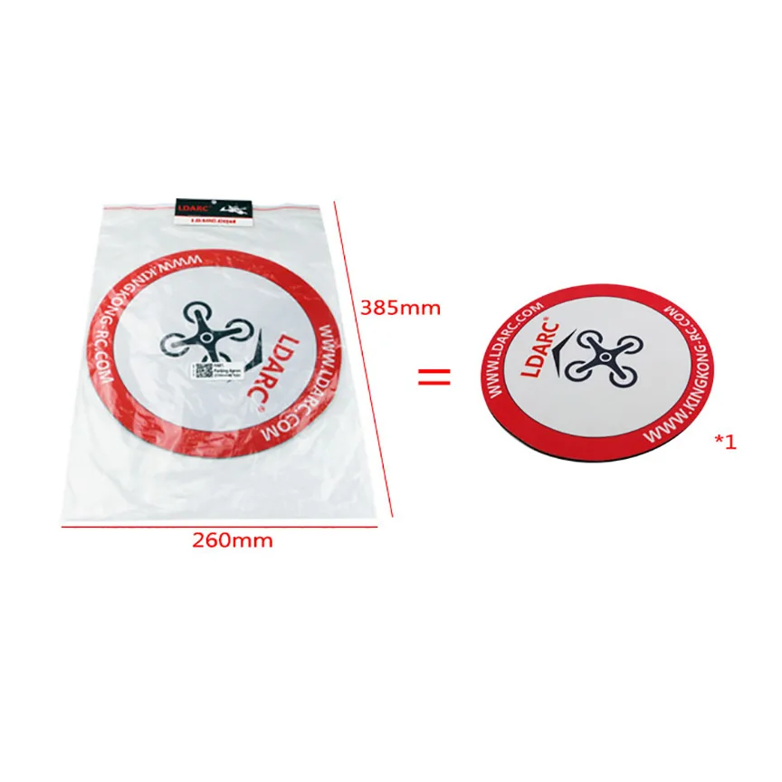 5PCS LDARC 250мм Парковочная площадка Складная посадочная площадка / 500мм Арочные гоночные воздушные ворота для тренировки на улице с маленьким FPV-дроном.