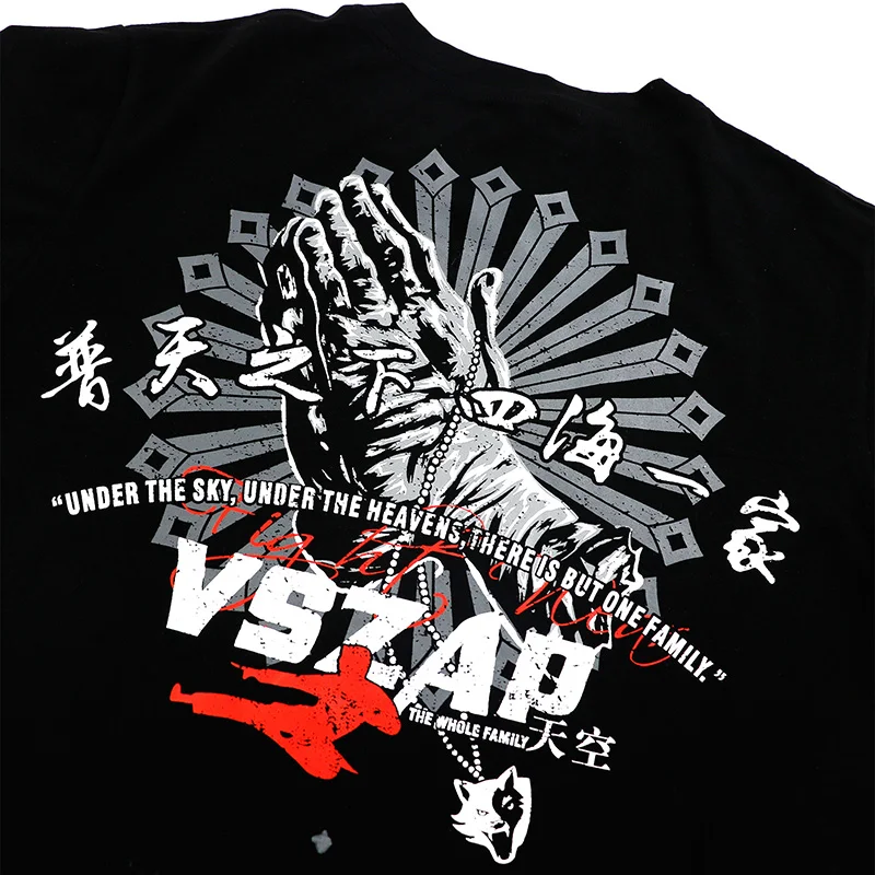 Таиланд Белый Лотос стиль боксерская тренировочная футболка MMA Tee кикбоксинг