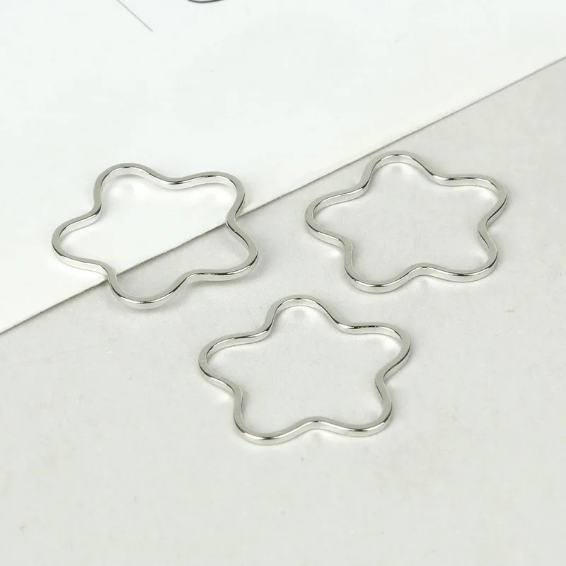 Подвески для сережек и ожерелий смешанные геометрические родиевого цвета