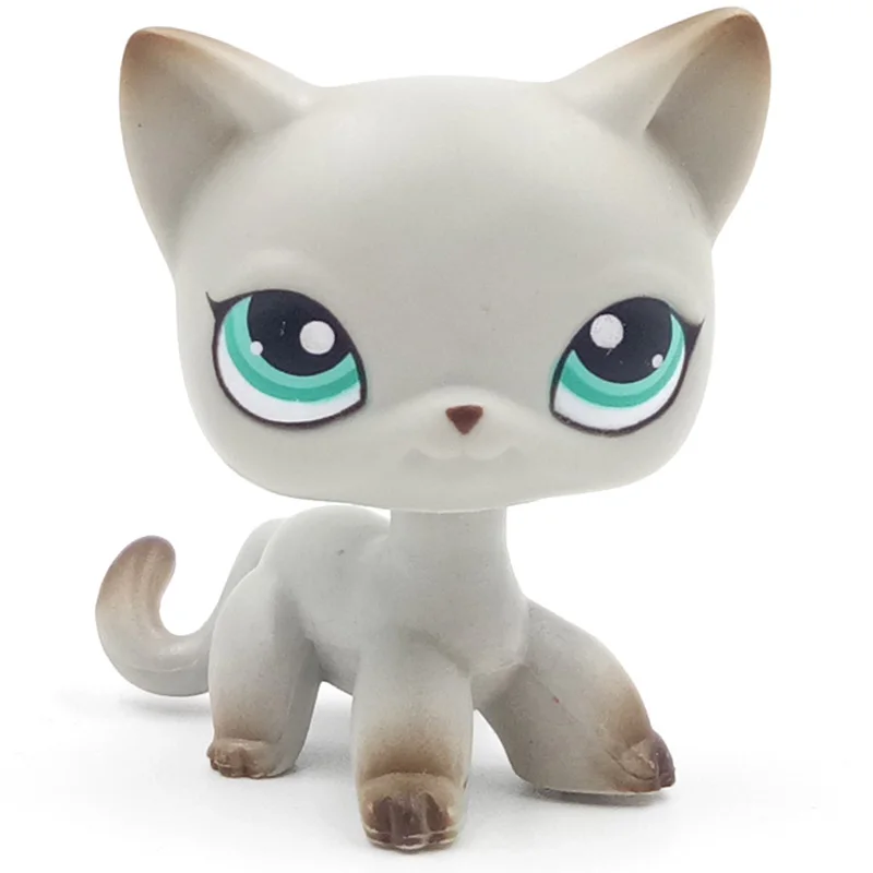 391 Пет шоп стоячки lps pet shop лпс игрушки редкие кошечку стоячки собаки колли такса рождения Новому Году Подарок pet shop short hair cat original gift toys old rare stanchion dog collie dachshund - Цвет: 391
