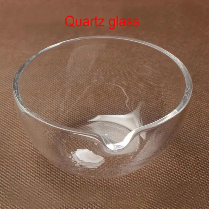 Тарелка из кварцевого стекла с плоским дном и носиком 1 шт. 60 150 мм|dish dishes|dish glassdish lab