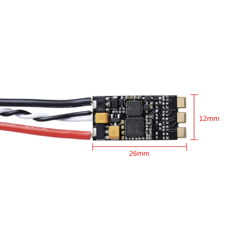 IFlight ipeaka 26*12 мм 35A BLHeli-32 бит 2-5S один ESC поддержка Dshot150/300/600/1200/Multishot/onesho для небольшой