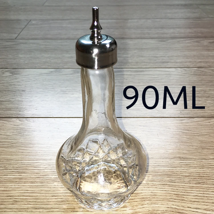Горькая бутылка с алмазным узором 90 мл|bitters bottle|bottlebottle bottle |